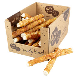 Produktbild von Duvo+ Hundesnack Rindshaut und Huhn Sticks Getreidefrei und Glutenfrei Größe L