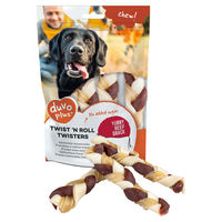 Produktbild von Duvo+ Hundesnack Twist n Roll Twisters Rind Größe S Getreidefrei und Glutenfrei
