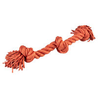 Produktbild von Duvo+ Hundespielzeug aus Baumwollseil mit 3 Knoten in Rot 52 x 12 x 8 cm