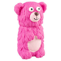 Produktbild von Duvo+ Hundespielzeug Bär aus Latex in Rosa mit Quietscher für alle Altersstufen und Größen