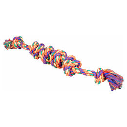 Duvo+ Hundespielzeug Baumwollseil mit 6 Knoten bunt – Bild 1 von 2