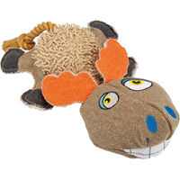 Produktbild von Duvo+ Hundespielzeug Canvas Elch aus robustem Stoff in Braun 30 cm
