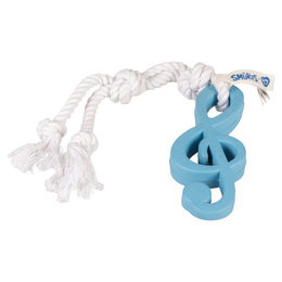 Duvo+ Hundespielzeug Die Schlümpfe Harmony aus Gummi und Kordel Blau 42,5 cm – Bild 1 von 7
