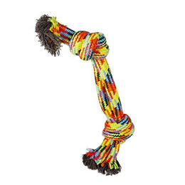 Duvo+ Hundespielzeug Doppelseil aus Baumwolle mit Knoten Beach 28 cm - 28 cm – Bild 1 von 3