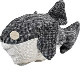 Duvo+ Hundespielzeug Eco Plüsch Fisch Fugu grau Größe XL – Bild 1 von 2