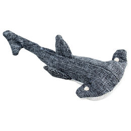 Duvo+ Hundespielzeug Eco Plüsch Hammerhai Grau aus Polyester für große Hunde – Bild 1 von 2