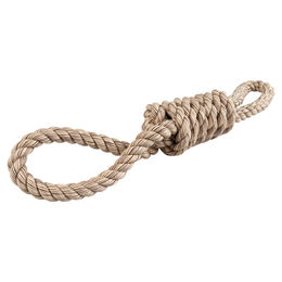 Duvo+ Hundespielzeug Flossy Zerrseil aus Baumwolle in Braun und Beige – Bild 1 von 5