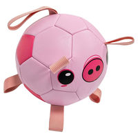 Produktbild von Duvo+ Hundespielzeug Fußball Piggy Rosa aus Kunstleder