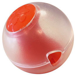 Duvo+ Hundespielzeug Giggle Snackball aus Gummi Orange für kleine Hunde – Bild 1 von 4