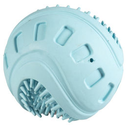 Duvo+ Hundespielzeug Gigue Ribble Ball aus Gummi Blau 8,5 cm – Bild 1 von 3
