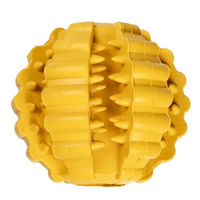 Produktbild von Duvo+ Hundespielzeug Griplay Dental Ball aus Gummi Gelb zur Zahnpflege