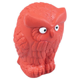 Produktbild von Duvo+ Hundespielzeug Griplay Eule rot aus Gummi mit Quietschfunktion