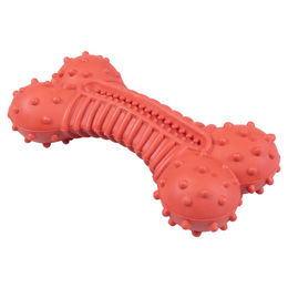 Produktbild von Duvo+ Hundespielzeug Griplay gebogener Knochen aus Gummi rot