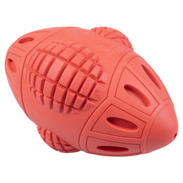 Produktbild von Duvo+ Hundespielzeug Griplay Rugby im Weltraum Kauspielzeug aus Gummi Rot