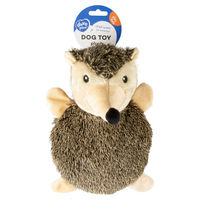 Produktbild von Duvo+ Hundespielzeug Igel aus Plüsch mit Quietschfunktion in Braun