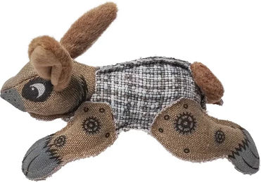 Duvo+ Hundespielzeug Kaninchen aus Baumwolle in Braun – Bild 1 von 3