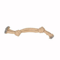 Produktbild von Duvo+ Hundespielzeug Knot aus Baumwolle und Sisal für Welpen in Beige 37 cm