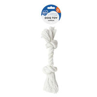 Produktbild von Duvo+ Hundespielzeug Knot aus Baumwolle weiß 37 cm - 37 cm