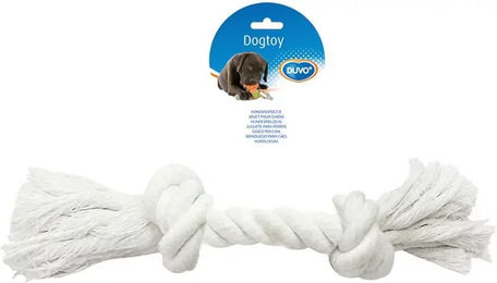 Produktbild von Duvo+ Hundespielzeug Knot aus Baumwolle weiß 45 cm - 45 cm