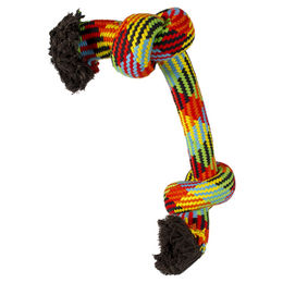 Duvo+ Hundespielzeug Knoten Beach aus Baumwolle bunt 55 cm - 55 cm – Bild 1 von 3
