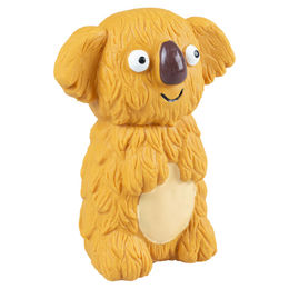 Duvo+ Hundespielzeug Koala aus Latex in Orange mit Quietscher – Bild 1 von 4