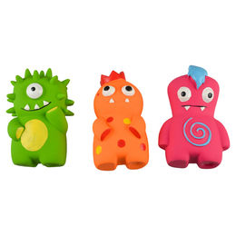 Duvo+ Hundespielzeug Monster aus Latex mit Quietschfunktion in Bunt – Bild 1 von 5