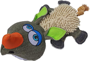Duvo+ Hundespielzeug Nilpferd aus robustem Canvas Plüsch Bunt - 1 Stk. – Bild 1 von 2