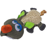 Produktbild von Duvo+ Hundespielzeug Nilpferd aus robustem Canvas Plüsch Bunt - 1 Stk.