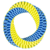 Produktbild von Duvo+ Hundespielzeug Nylon Hoop blau/gelb