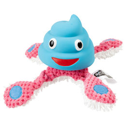 Duvo+ Hundespielzeug Octopus aus Plüsch und Latex in Blau/Rosa - 1 Stk. – Bild 1 von 2