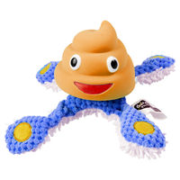Produktbild von Duvo+ Hundespielzeug Octopus aus Plüsch und Latex in Orange und Blau 22cm - 1 Stk.