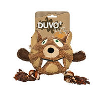 Produktbild von Duvo+ Hundespielzeug Plüsch Tiger mit Seil 25cm robust - 150 g