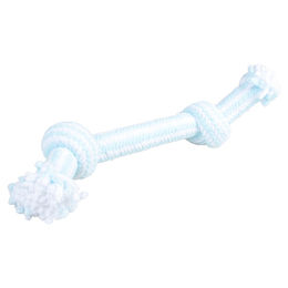 Produktbild von Duvo+ Hundespielzeug Puppy Soft Seil zur Zahnpflege für Welpen in Blau/Weiß