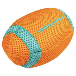 Duvo+ Hundespielzeug Refresh Schwimmender Rugbyball aus Polyester in Orange Bunt – Bild 1 von 3