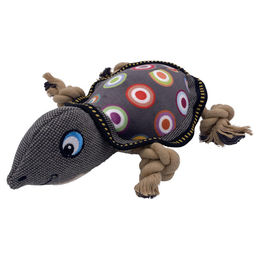 Duvo+ Hundespielzeug Schildkröte aus Polyester in Grau – Bild 1 von 3