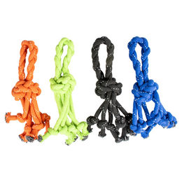 Duvo+ Hundespielzeug Seil Knot mit Schlaufe bunt – Bild 1 von 3