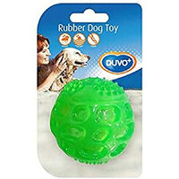 Produktbild von Duvo+ Hundespielzeug TPR Ball Squeaky Grün 5,5 cm schwimmend zur Zahnreinigung - 60 g