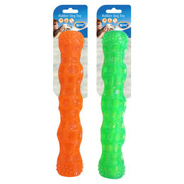 Duvo+ Hundespielzeug TPR Squeaky Stab Orange 28 cm – Bild 1 von 6