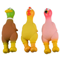 Duvo+ Hundespielzeug Vogel aus Latex in Rosa mit Quietschfunktion – Bild 1 von 4