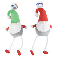Produktbild von Duvo+ Hundespielzeug X-Mas Kobold aus Plüsch mit Seil und Quietscher bunt