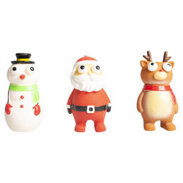 Duvo+ Hundespielzeug Xmas Latex Mix mit großen Augen buntes Quietschspielzeug – Bild 1 von 4