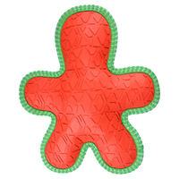 Produktbild von Duvo+ Hundespielzeug Xmas Lebkuchenmann Quietschspielzeug aus Gummi grün/rot