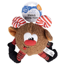 Duvo+ Hundespielzeug Xmas Plüsch Rentier Ball braun – Bild 1 von 1