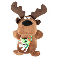 Produktbild von Duvo+ Hundespielzeug Xmas Plüsch Rentier braun für alle Hunde und Altersstufen