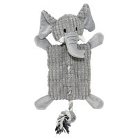 Produktbild von Duvo+ Hundespielzeug Zoo Friends Elefant aus Plüsch Grau zur Zahnpflege