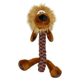 Duvo+ Hundespielzeug Zoo Friends Löwe Stick Plüsch braun für Welpen - 1 Stk. – Bild 1 von 3