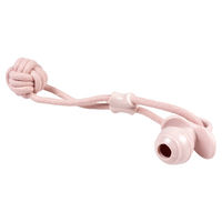 Produktbild von Duvo+ Hundespielzeug Zugring mit Gummischnuller aus Baumwolle Rosa