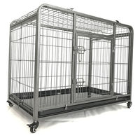 Produktbild von Duvo+ Hundetransportbox aus Metall extra robust Größe XL Grau