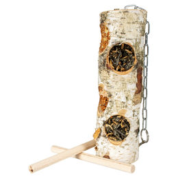 Produktbild von Duvo+ Intelligenzspielzeug Futternapf aus Holz für Wildvögel 220 g - 220 g