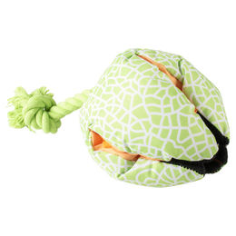 Duvo+ Intelligenzspielzeug Melone aus Plüsch für Hunde in Grün und Orange – Bild 1 von 7